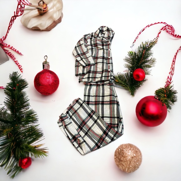 Croft & Barrow Christmas Cotton Pajama Set small - Picture 2 of 2